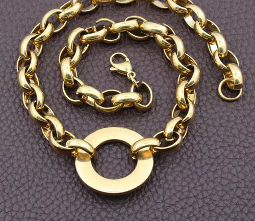 Stainless chain gold